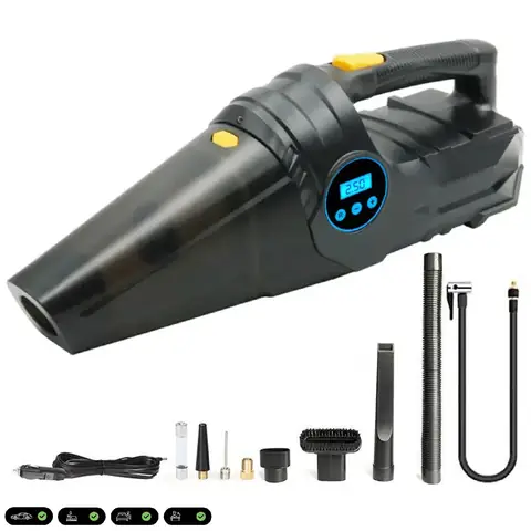 CARSUN Dual-Use Vacuum Cleaner & Tyre Inflator